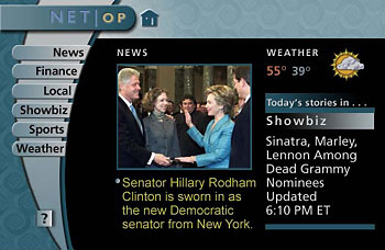 ITV Media Player User Interface