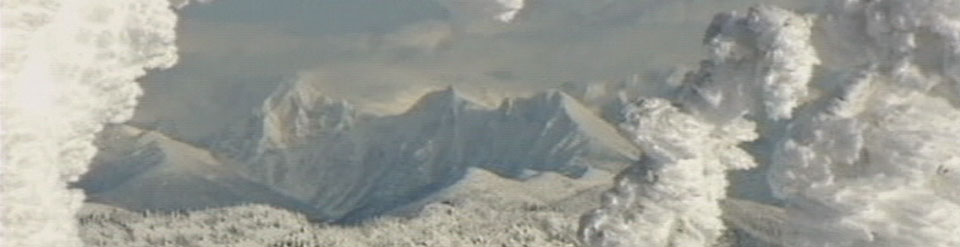 Montana peaks photo in the Winter